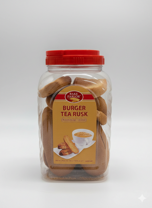 Burger Rusk Jar