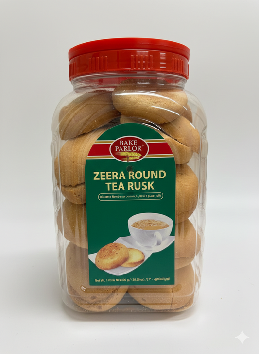 Round Rusk Zeera Jar